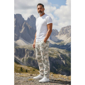 US74 KOMAN MENS L CAMOUFLAGE PANTS (34-36)